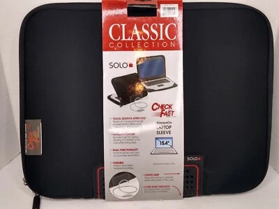 Check Fast Solo 15.4" Laptop Travel Sleeve Case style CLA101-4 - Image 1 of 4