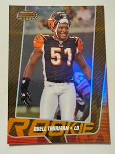 Odell Thurman - 2005 Bowman Best Bronze SN 12/199 Insert Card - Picture 1 of 2