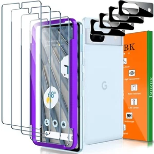 Pellicola Vetro per Google Pixel 7a 4 Pezzi Vetro Protettivo 4 Pezzi camera - Imagen 1 de 7