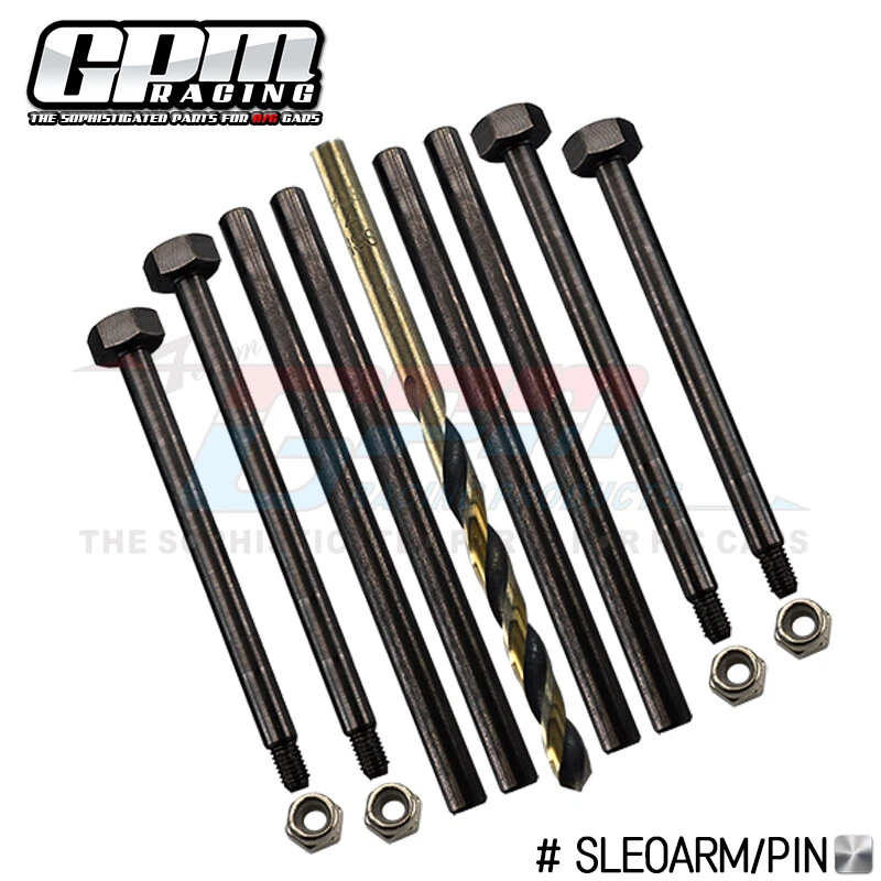 MEDIUM CARBON STEEL INNER/OUTER PINS FOR Stock SUSPENSION forTRAXXAS 1/8 SLEDGE - Image 1 of 1