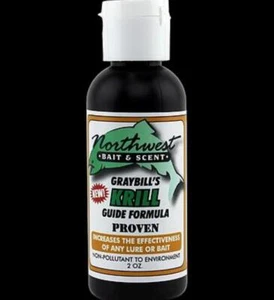 Northwest Bait & Scent Graybill's Guide Formula Attractant Krill 2 Oz Bottle - Picture 1 of 1