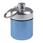 Keychain For Holder Portable Aluminum Alloy Waterproof For Box Mini Fo