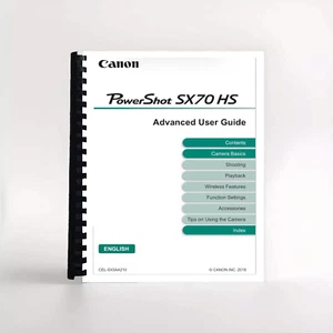 Owners Manual for Canon SX70 HS Power Shot Camera PowerShot - Picture 1 of 1