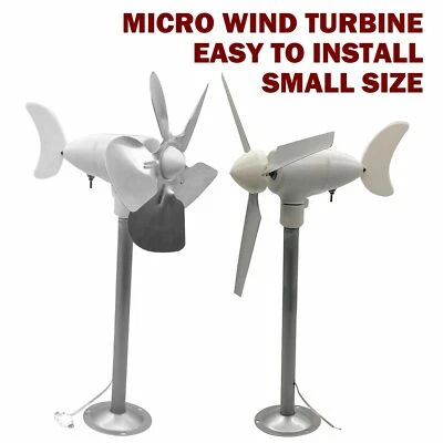 DIY 3/5 Blade Three-Phase Brushless Permanent Magnet Wind Turbine Micro Windmill - Image 1 of 4