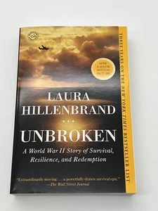 Unbroken A World War II Story, Laura Hillenbrand, Paperback Book - FREE SHIP - Imagen 1 de 3