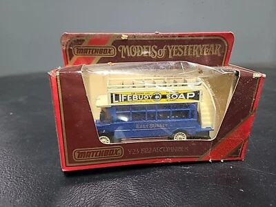 1986 Matchbox Int'l Models of Yesteryear Y-23 Lifebuoy Soap 1922 Aecomnibus Dama - Image 1 of 4