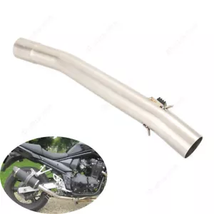 For Suzuki GSF600 Bandit 600 1995-2006 Mid Exhaust Pipe Mid Link Pipe 51mm Steel - Picture 1 of 8