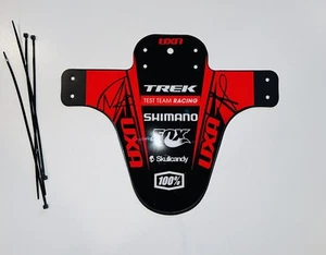 TREK Team UXA Red Fender Mud Guard MTB-Bike-Mudguard Marsh Guard Mountain Bike - Picture 1 of 4