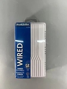 Heath Zenith SL-2796-03 Basic Series, Wired Doorbell, 2 Sounds, White New Sealed - Picture 1 of 2