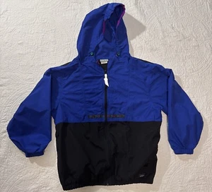 LL Bean Kids XL Jacket Color Block Anorak Windbreaker FullZip Hooded Pockets USA - Picture 1 of 16
