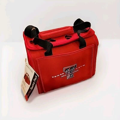 Texas Tech Red Raiders 12 Pack Picnic Time NCAA Beverage Buddy Picnic Cooler Red - Image 1 of 4