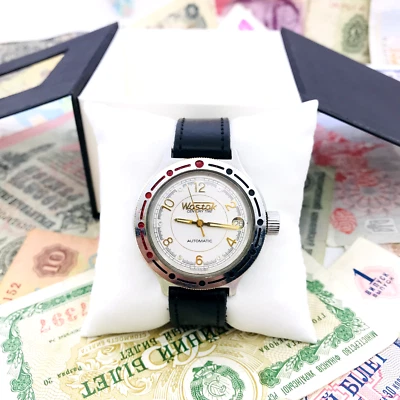 🔥Rare Amphibian Vostok Classic Komandirskie Wostok Watch Automatic 2416 Service - Image 1 of 4