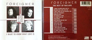 Foreigner * The Best of Ballads * CD-Album, 1998 - Bild 1 von 1