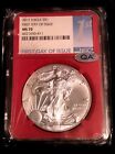 2017-P Silver Eagle $1 First Day of Issue NGC MS-70  RED CORE