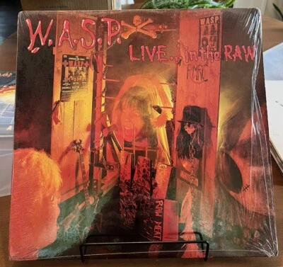 Wasp Live In The Raw Lp In Shrink Inner Capitol CLT-48053 Blackie Lawless 1987 Foto 1 de 4