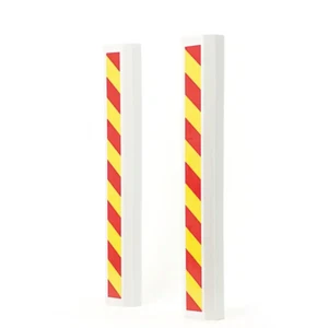 MAXSA Car Door Bumper Guards and Garage Wall Protector Reflective Strips Set of - Picture 1 of 4