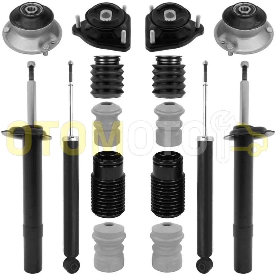 BMW 5 E39 TOURING BREAK AMORTISSEURS GAZ COUPELLE PROTECTION BUTÉE AVANT ARRIÈRE - Photo 1/1