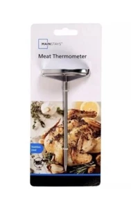 Mainstays Meat Thermometer NSF Stainless Steel Grilling Thermometer  New - Picture 1 of 2