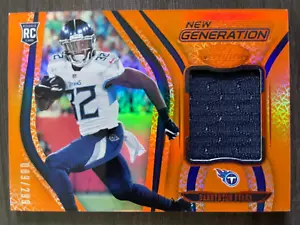 2020 Panini Certified Darrynton Evans Orange New Generation Jersey RC /299 - Picture 1 of 2