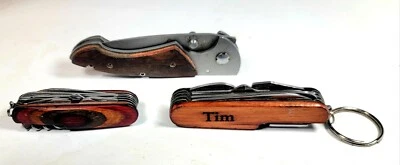 3 Old Knives 2 MultiTools Boy Scouts Type Camping Knife 1 Folding W/broke Lock - Image 1 of 4