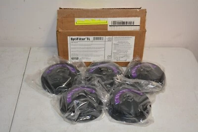 Lot 5x MSA OptiFilter TL HE 10072633 PAPR Filter Cartridges #W5186 - Image 1 of 4