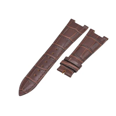 Correa de cuero marrón de 24 mm y cierre de oro rosa para Patek Philippe Nautilus Foto 1 de 4