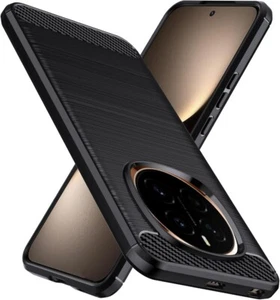 Custodia per Honor Magic7 Pro Lite, cover telefono gel antiurto in fibra di carbonio silicone - Foto 1 di 12