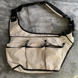 De Colección GAP Bolso Bandolera Bandolera Gorpcore Táctico Y2K Beige Tostado - Imagen 1 de 9