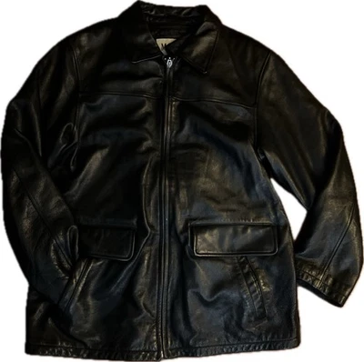 VTG Wilsons Leather M. Julian Jacket Men L Motorcycle Coat Thinsulate Ultra RARE - Image 1 of 4