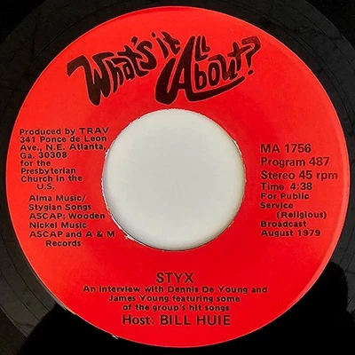 Interview 45 • STYX / RONNIE MILSAP "What's It All About?" Host: Bill Huie, NM - Image 1 of 3