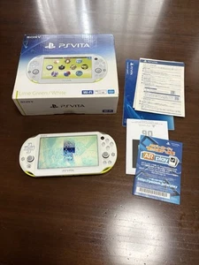 Sony PS Vita Slim PCH-2000 Limettengrün Konsole OVP | Japanisches System - Bild 1 von 21