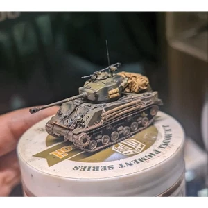 Kit tanque medio sin pintar Sherman "Fury" impreso en 3D 1/144 EE. UU. M4A3E8 - Imagen 1 de 5