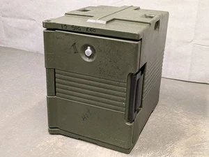 British Army Cambro UPC400 Front Loading Insulated Gastronorm Ultra Pan Carrier - Picture 1 of 8