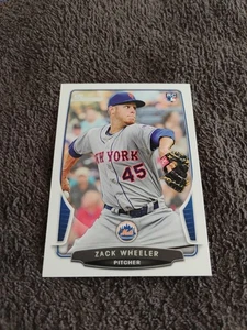 Carta Baseball 2013 Bowman Zach Wheeler New York Mets Rookie #20 - Foto 1 di 2