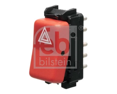 FEBI BILSTEIN INTERRUPTOR DE LUZ DE AVISO DE PERIGO MERCEDES-BENZ 124 190 C-CLASS E-CLASS - Imagem 1 de 2