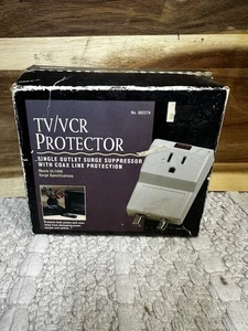 Coax Cable line Surge Protector TV VCR PROJECTOR 1992 NOS - Picture 1 of 6