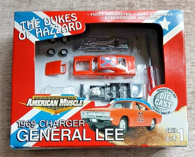 Dukes Of Hazzard Ertl General Lee American Muscle Model Kit Nuevo en Caja 1:64 Foto 1 de 4