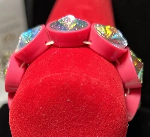 Pink Stretch Sparkle Stone Bracelet  #287 - Picture 1 of 5