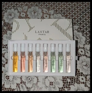 NIB Womens LASTAR Paris 8 pc Gift Box Set Eau De Parfum Samples 0.81 fl oz/24ml - Picture 1 of 4