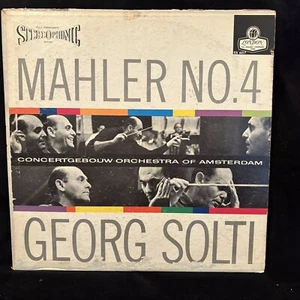LONDON Blueback CS 6217 MAHLER Symphony #4 - GEORG SOLTI - ST LP WB DG FFSS - Picture 1 of 4
