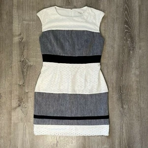 Sandra Darren Women Career Formal Sleeveless Sheath Stretch Dress Size 10 - Picture 1 of 6