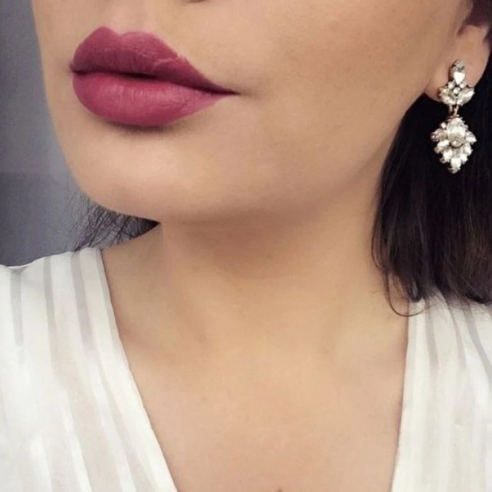 Orecchini Donna Pendenti Argento Eleganti Vintage Zirconi Cristallo Anallergici - Immagine 1 di 1