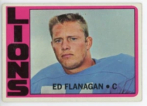 1972 Topps #149 Ed Flanagan Detroit Lions VG+ Condition - Picture 1 of 2