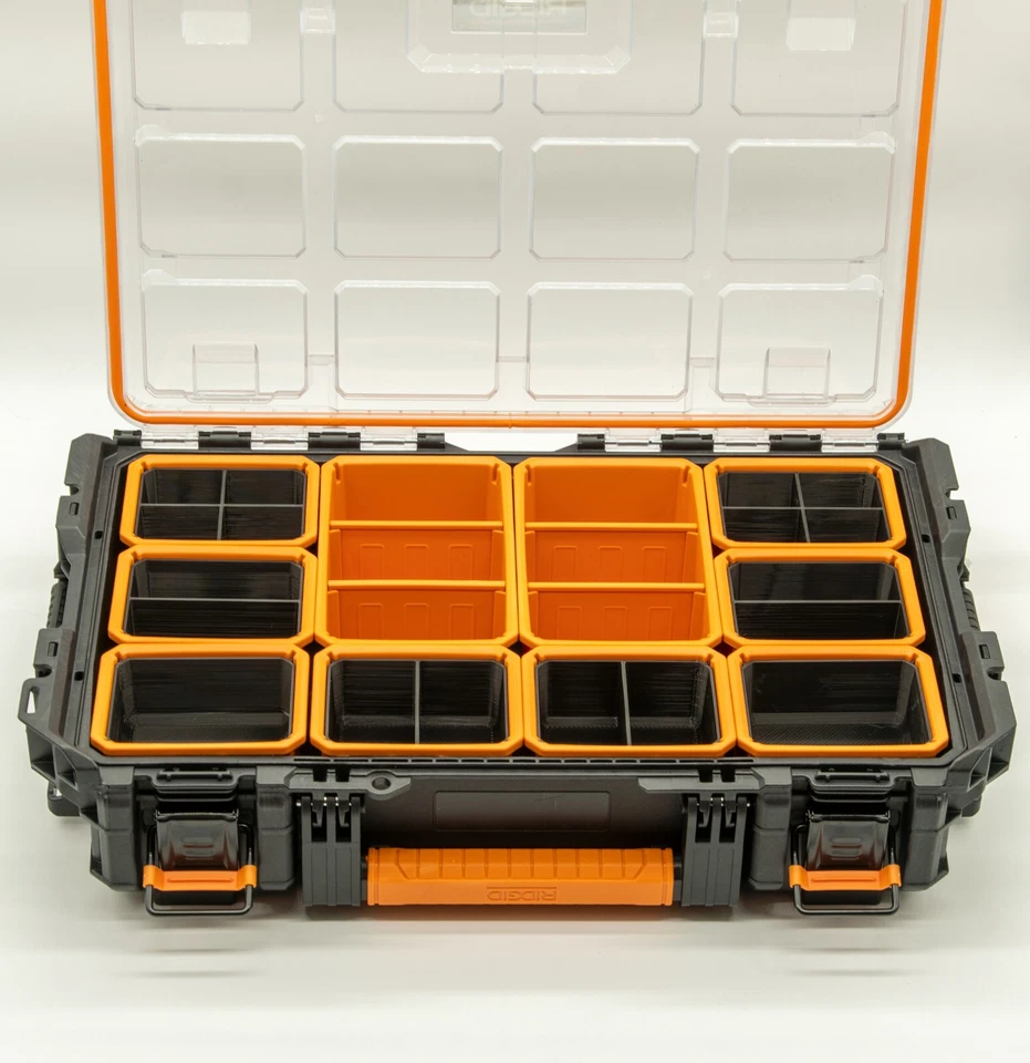 Set of 2 Nesting Cups for Ridgid Pro System Gear 10-Compartment Organizer - Image 1 of 1