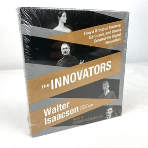 The Innovators Audiobook by Walter Isaacson - Hackers, Geniuses & Geeks - CD NEW - Picture 1 of 4