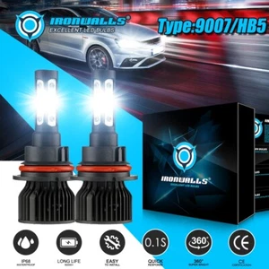 Kit de bombillas LED 9007 de 4 caras para Dodge Ram 1500 2500 3500 03-05 Hi-Lo - Imagen 1 de 12