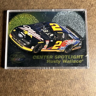 1996 Fleer Center Spotlight Rusty Wallace 10/10 - Image 1 of 2