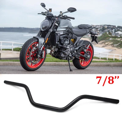 For Ducati Monster Scrambler 7/8" 22mm Motorcycle Handlebars Tracker Drag Bars - Image 1 of 4