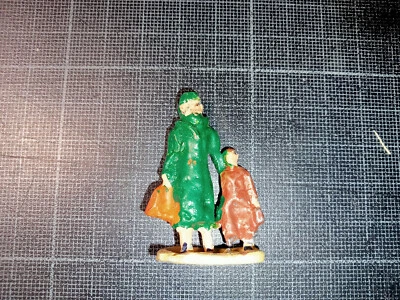 Ancien personnage figurine plomb Ech.0 HORNBY DINKY - femme & enfant - Photo 1/4
