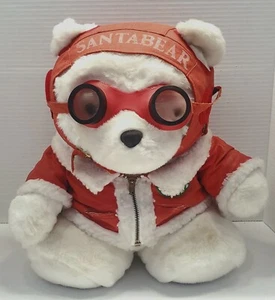 Vintage 1987 Dayton Hudson Christmas Aviator Pilot SantaBear  - Bild 1 von 7
